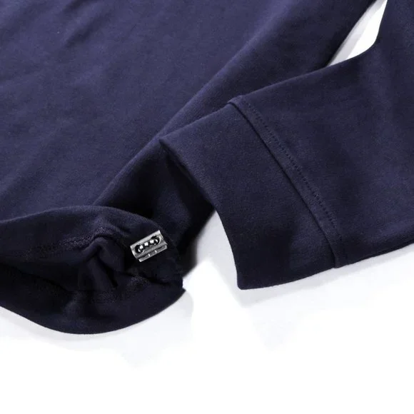 MEN'S A.P.C. BELGRADE SWEATSHIRT Navy Blue Large - Picture 5 of 7